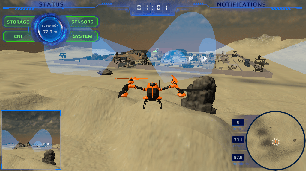 MOUSE Drone - used in hands-on workshop exercises